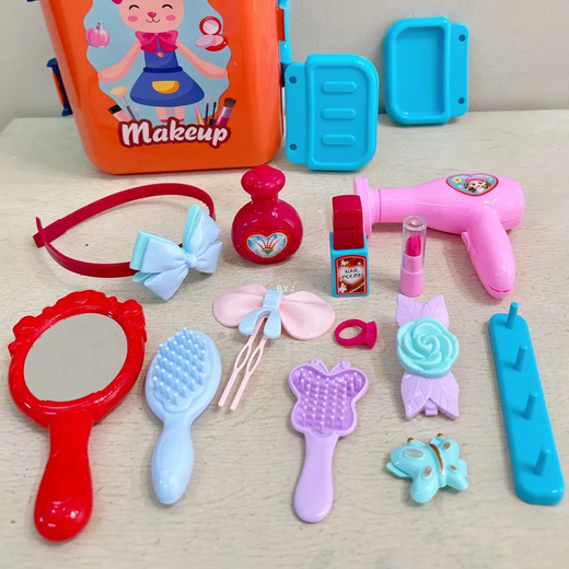 
Feidule Children's Little Doctor Playing House Toys Mini Kitchen Girls Baby Travel Li Hand Trolley Boy Tools Doctor Dual-Use Hand Trolley Box