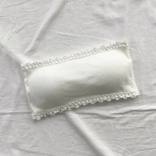 Kua Ge Strapless Student Korean Style Underwear Women's Sports Wrap Chest High School Student Girls Bottoming Bandeau Bra Gray One Size 80-120Jin Jin is equal to 0.5 kg