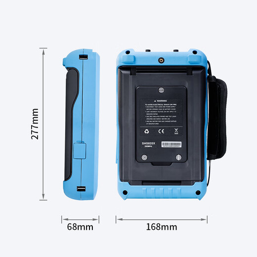 SIGLENT SHS810X handheld oscilloscope 100MHz bandwidth 2 channels 1G sampling rate portable multimeter