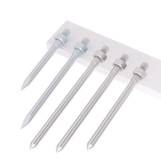 Jinchao 304 stainless steel pipe clamps galvanized hoop nails PVC pipe hoop wall nails extended screw clamp hanger M8*250 (1 set) 304