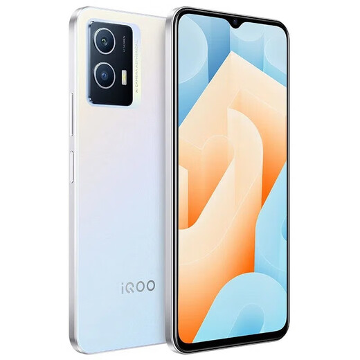 VIVOIQOO U5 双模5G 骁龙695处理器 全网通手机 5000mAh大电池 120Hz竞速屏 侧面指纹解锁 iqoou5 银白色 4GB+128GB