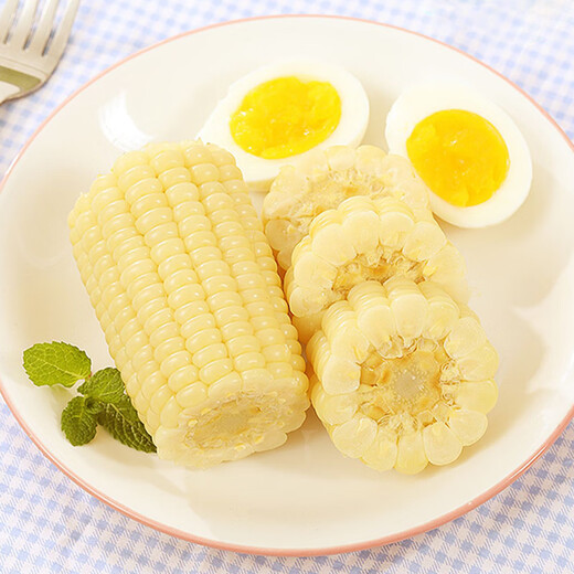 Jingxiansheng Northeastern waxy corn 3 yellow 3 white 3 black 220g*9 sticks vacuum packed fresh sweet waxy corn on the sticks straight from the source