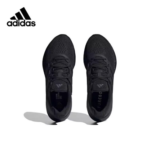 阿迪达斯（adidas）男鞋女鞋2024春季新款休闲轻便透气舒适跑步鞋IF4840 黑色|IF4840 40