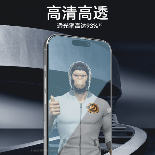Mr. Lanxing applies to Apple 16promax tempered film iphone16promax mobile phone film earpiece dustproof film artifact high definition transparent mobile phone film
