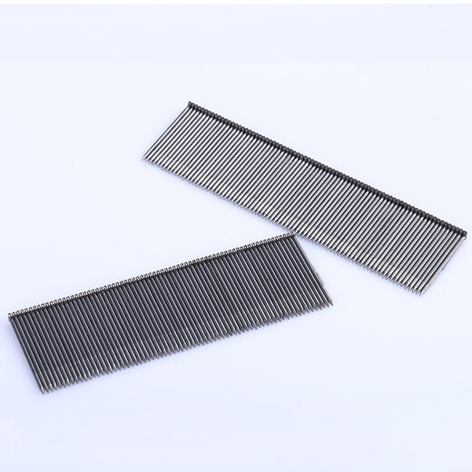 Deqi pneumatic nail gun, air row nail, picture frame woodworking line nail line, straight nail shooting, straight row nail F20 (5000 rounds)