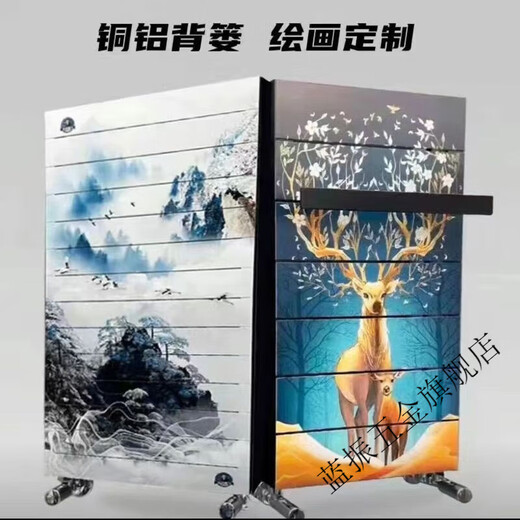 Shantou Lincun light luxury copper-aluminum painted small basket radiator for household central heating bathroom storage rack for use behind the door 800*400 medium
