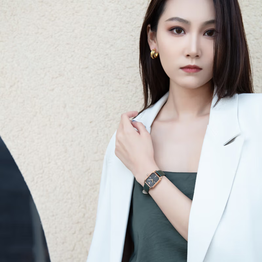 阿玛尼【全国联保】手表女士时尚石英腕表情人生日礼物送女友送老婆女表 【权威质检】复古小绿表 AR11149