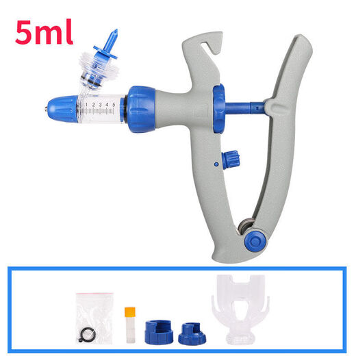 Vulgare veterinary continuous syringe, bottle-type syringe 2ml, 5ml, 10ml vaccine syringe for chickens, ducks, geese, cattle, sheep and pigs, Y-type bottle-type continuous syringe 2ml, no delivery