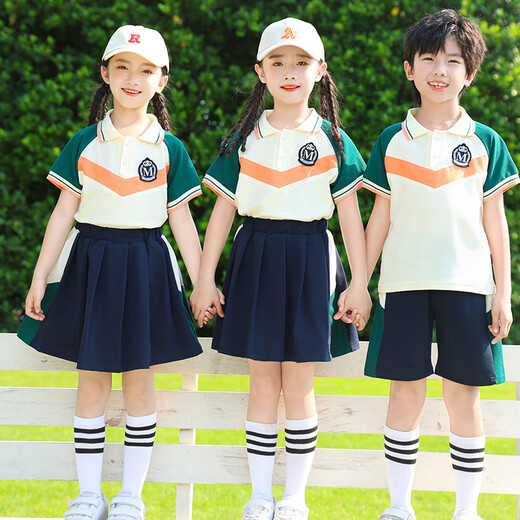 毽子飞飞小学生校服春秋装2025春季新款儿童运动一年级班服幼儿园园服套装 9930款女生夏款套装 140 建议身高125-135厘米左右