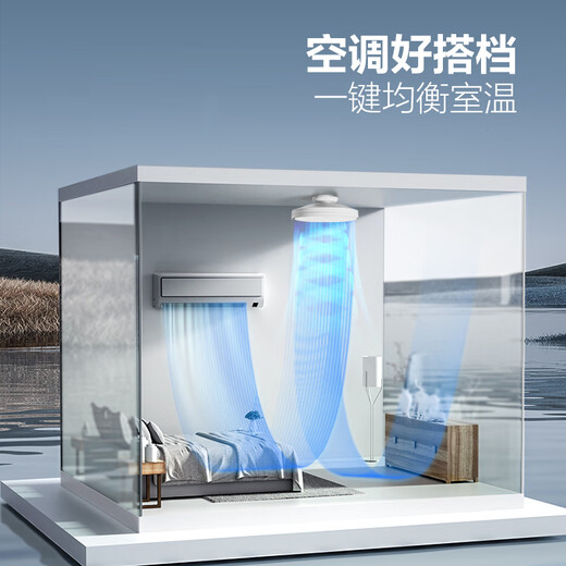 Bull Bladeless Fan Light Invisible Lighting Fan Light Home Living Room Restaurant Bedroom Smart Ceiling Light Integrated Ceiling Fan Light 70W Bladeless Fan Light/Free Installation F19A