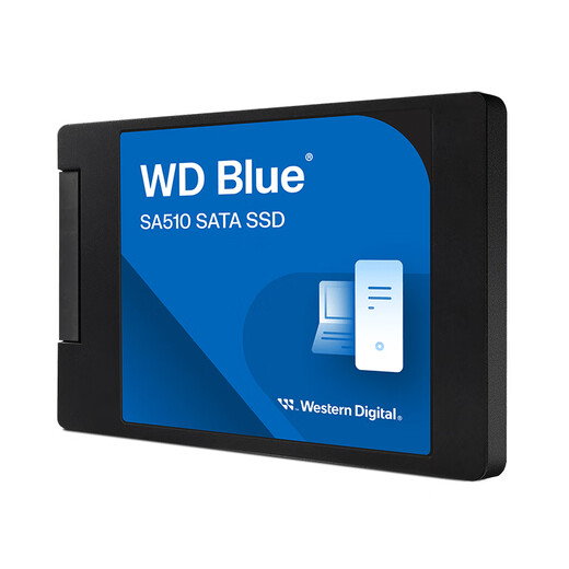 Western Digital (WD) ordinateur de bureau portable Disque SSD SA510 SATA M.2 Blue série Technologie 3D lecture et écriture haute vitesse WD Blue SATA | Modèle performant haute capacité 1 To