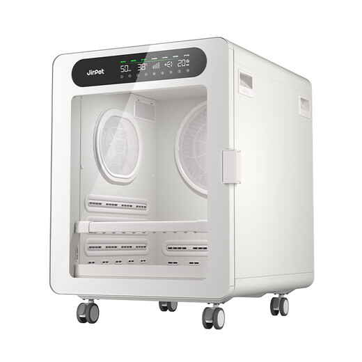 Jirpet Caja de secado para mascotas C7S Jier Agua de barrido Cámara de secado rápido Secador para perros y gatos Secador de pelo de tres sopladores de iones negativos Agua de barrido de 170 litros Cámara de secado rápido-C7s