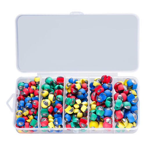 Yuyongji (YUYONGJI) Rubber-coated lead bite clip lead micro-lead opening lead does not damage the line fishing lead drop rock fishing raft fishing accessories tin drop fishing gear G1 Rubber-covered lead bite (0.41g each) Total 20