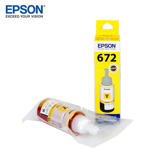 Epson T672 Tinta Tinta original adecuada para L101/L221/L363/L351/L565/L455 Impresora Original 672 Tinta Set de cuatro colores/paquete de caja