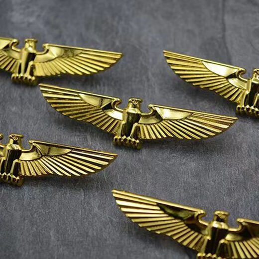 Replica of Prussian eagle emblem, German cap badge, German eagle medal, German power eagle medal brooch, harmonious power eagle, silver