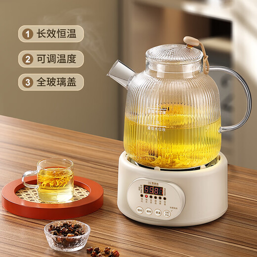 Multifunctional health kettle, all-glass tea kettle, kettle, baby-specific constant temperature kettle, electric kettle, one-piece flower tea kettle, small 2024 new tea kettle, 2L constant temperature model (adjustable temperature)