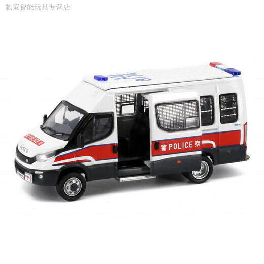 好沐音（haomuyin）微影TINY香港警车战术巴士奔驰斯宾特爆炸处理课EU冲锋车合金车模 1/76 展限 机场警车AM9902