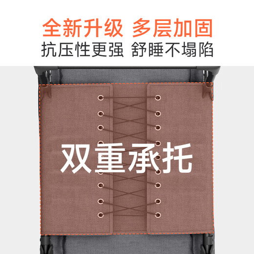 Stable folding bed lunch break folding bed single bed lounge chair camp bed office nap bed eight feet waist belt