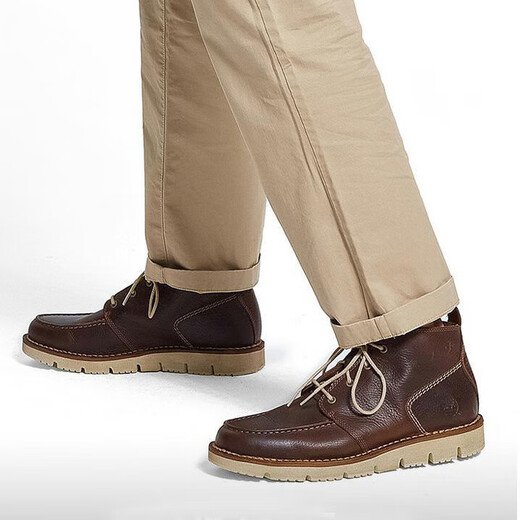 Timberland添柏岚男鞋马丁靴秋冬户外登山耐磨牛皮轻便商务通勤休闲鞋A1JTW A1JTW245/棕色/尺码偏大 42 (265mm)