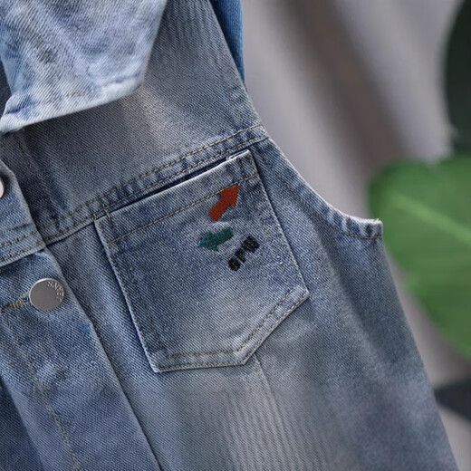 G.Duckkids Little Yellow Yellow Duck Boy Denim Vest Vesm и осенний наряд в детском жилете детского жилета для детского жилета для детской конной