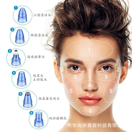 Definime Electric Vacuum Blackhead Exporter, Blackhead Remover Pore Cleaner, Unisex Facial Cleanser, Vacuum Blackhead Remover, Blackhead Exporter 1 Set + Magic Soap 1