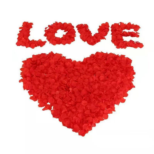 Wu ji pétalos de rosa manos de boda espolvoreadoras flores de boda decoración atmósfera flores chinos día de San Valentín día de San Valentín vino rosa vino rojo ~ 1000 piezas