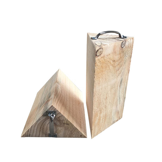 YHGFEE large truck triangular wood stopper wood large vehicle triangular wood pad parking wedge cover car block 40*30*20cm special for medium and large trucks