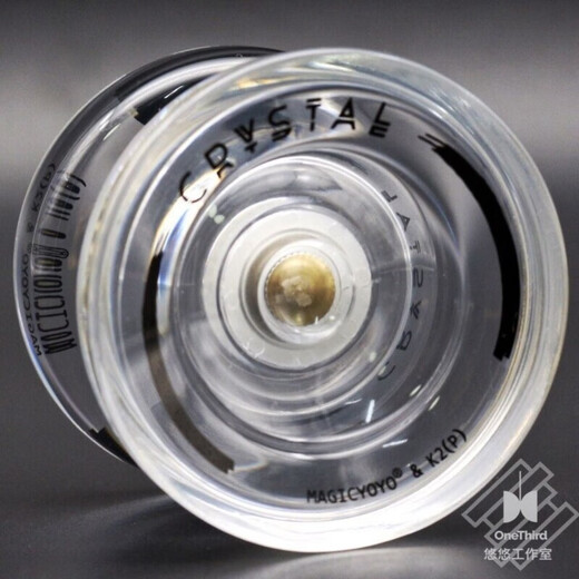 Wanli Anfänger Yo-Yo K2 Plastikkristall Yo-Yo Professionelle Ausbilterwettbewerb Magic Yoyo Kinder leben Schlafpfirsche Pulver