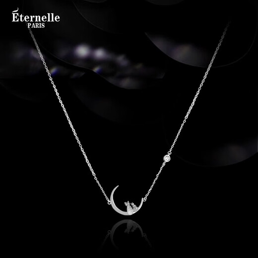 Eternelle French eternal summer necklace high-end design niche light luxury clavicle chain female birthday gift