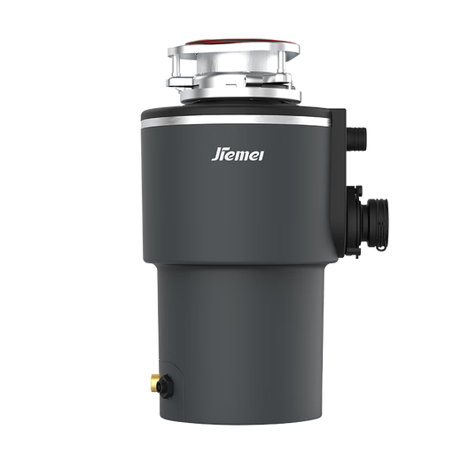 Jiemei kitchen waste disposer household high-power wireless switch sink food kitchen grinder AC motor E360 | matte black | explosion-proof bin | three-dimensional grinding