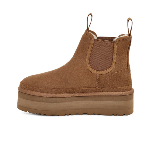 Ugg Herbst Frauen bequeme Feste Farbe Dicke alleinige Schneestiefel 1134526che Maroon 38