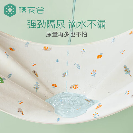 棉花会可洗隔尿垫婴儿双面纯棉防水透气大床护理垫宝宝防尿床单姨妈垫