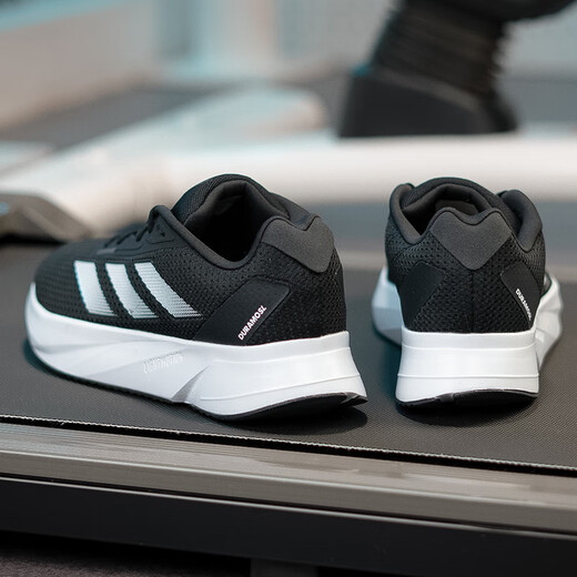 阿迪达斯 （adidas）男鞋运动鞋 24夏季新款跑步鞋低帮缓震轻便休闲小椰子慢跑鞋子男 ID9849/经典黑白 /Adiwear外底 42.5