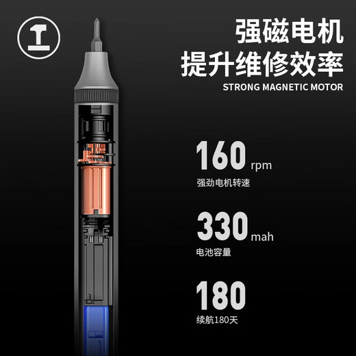 Green Forest Electric Screwdriver Set 152-in-1 Pen Type Small Household Hand-Automatic Mini Power Tool Precision Screwdriver