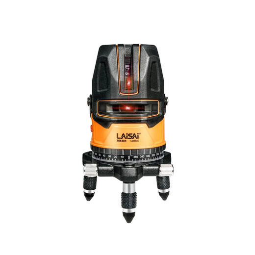 Laise Laser-Level in Innen- und Außen-Rot-Licht 6860 Hochvor-Präzision stark leichter helles, dünner Draht 2 Draht 5 Draht-Infrarot-Markierungsinstrument 2 Draht rotes Licht 671 Doppel-Elektrostativ-Ladekopf