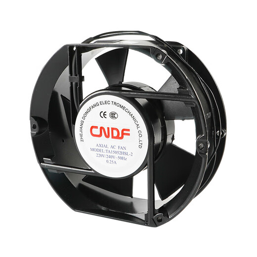 迈恻亦CNDF散热风扇12V轴流风机220V/380V散热器风扇24V4 5 6 8 9 12C TA-15051(方形) 220V