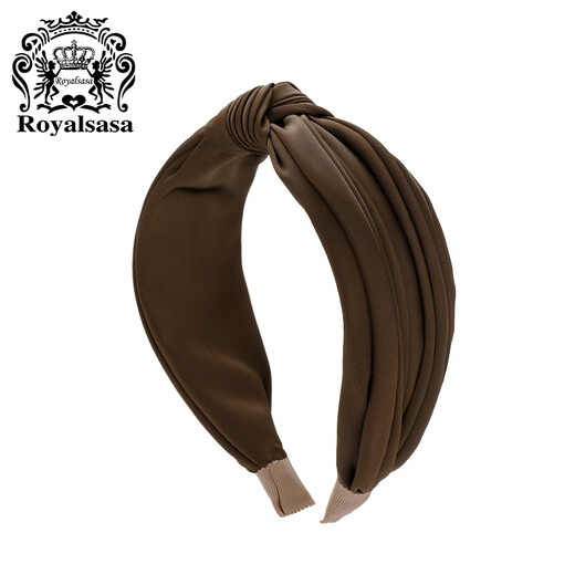 Royal sasa Korean autumn and winter hair hoop simple cross-knotted wide-brimmed face wash headband pressed hair women's headwear