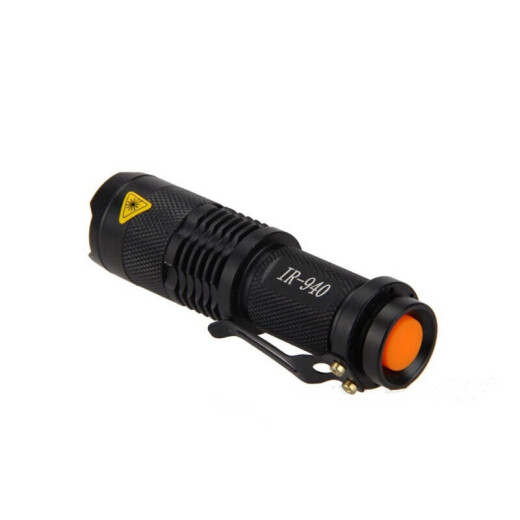 Focusing infrared flashlight 940/850nm night vision instrument camera fill-in flashlight monitoring light source fill-in light 3W850AA battery