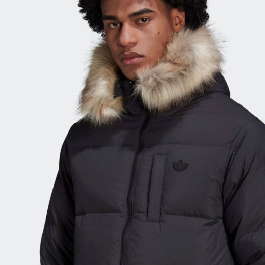 阿迪达斯 （adidas）三叶草羽绒服男2024年冬季户外潮流休闲保暖连帽外套运动服HL9194 HL9194 M 175/96