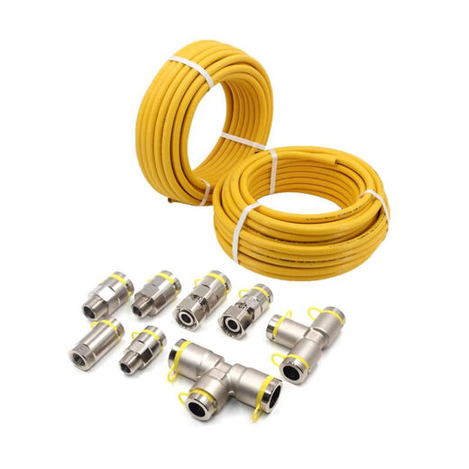 Japan's Hitachi Hulu brand stainless steel gas pipe natural gas corrugated pipe gas pipeline Shanghai 6 branch pipe 0.1 meter