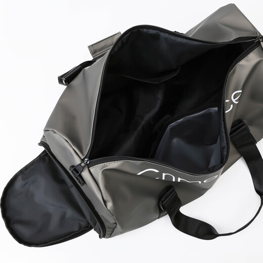 Huanxi Jiaer Reise-Fitnessbeutel Trockene Nassabteilung große Kapazität Handbereitete schlechte tragbare Aufbewahrungstasche Sporttasche Duffel Beutel Grau [48*26*20 cm]