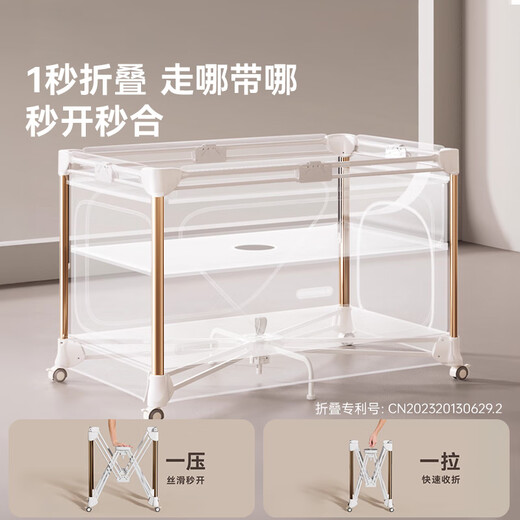 karababy karman berceau multifonctionnel amovible pliage pliant lit sans couture de lit de berceau