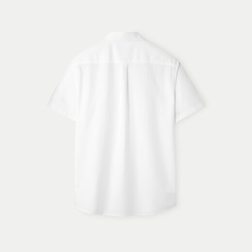 海澜之家HLA海澜之家短袖衬衫男夏季轻商务经典系列纯棉时尚衬衫男