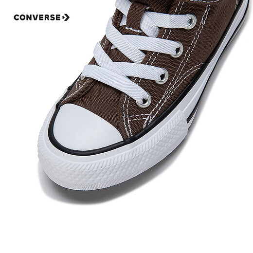 Converse children's boys and girls canvas shoes autumn new high-top trendy children's shoes A11523C brown 30 recommended foot length 18.5cm