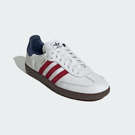 阿迪达斯 （adidas）三叶草Samba T头鞋男女休闲鞋 IH4881 白红 43