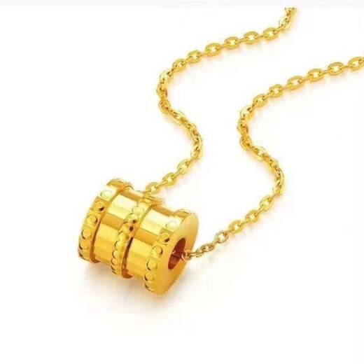 Mussel small waist necklace 18k gold 18k yellow l gold Au750 rose gold pendant clavicle chain set chain holiday gift 18 18k yellow l gold small waist necklace