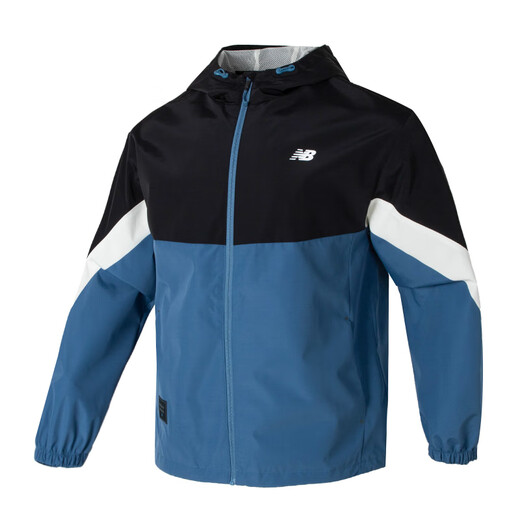 Neue Balance Jacke Herrenkleidung 25 Sommer Neue lose lässige Jacke gewebte Kapuze -Jacke Herren trendy Nae12121 DBL Blue L /175 /96a