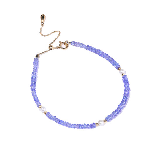 Xuan Song Tanzanite Beads Necklace Bracelet Women's Freshwater Pearl Bracelet Neck Ornament Clavicle Chain Yellow A Necklace Pre-Sale