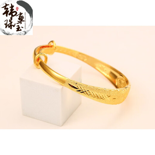 XCL24K imitation gold bracelet, 999 gold-plated baby's breath bracelet, women's baby's breath bracelet, gold color bracelet