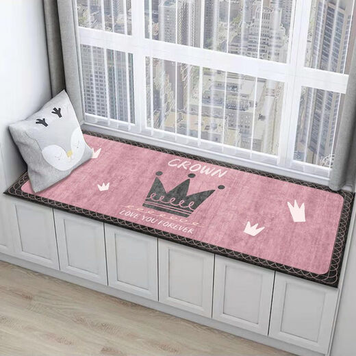 Feather pocket is suitable for all seasons, ins style bay window mat, balcony mat, tatami mat, bedroom floor mat, cute bedside blanket, can be cut and customized. Live image. 80X160 cm, suitable for all seasons, can be cut.